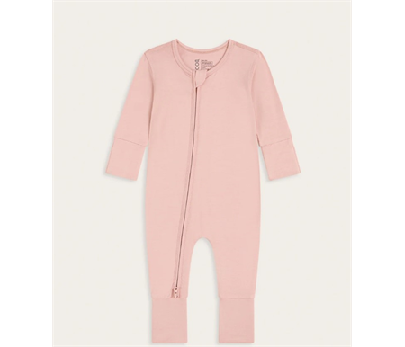BOODY - Baby Long Sleeve Romper - Dusty Pink/0-3