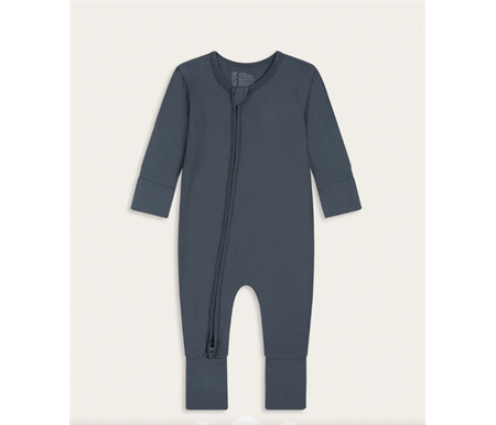 BOODY - Baby Long Sleeve Romper - Storm/6-12