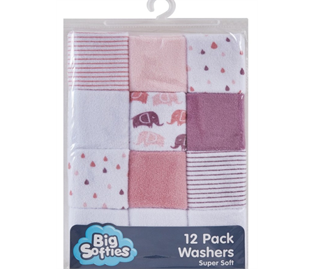 Big Softies Cotton Poly Terry Washers Girl