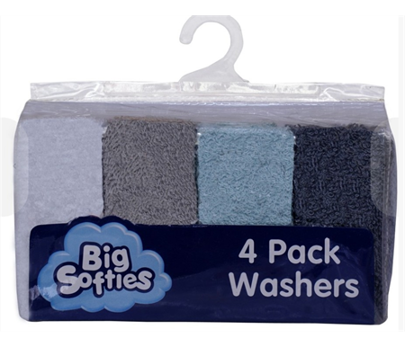 Big Softies Face Washer Pastel Boys