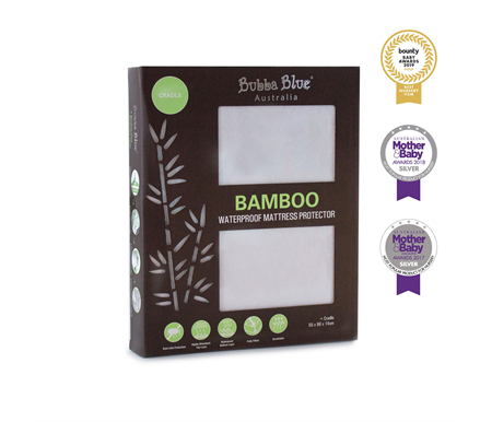 Bubba Blue Bamboo Mattress Protector Large Cot