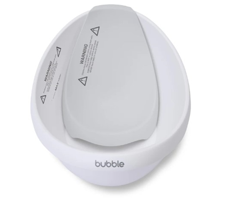 Bubble Cuddle Bath With Bath Seat - WHITE