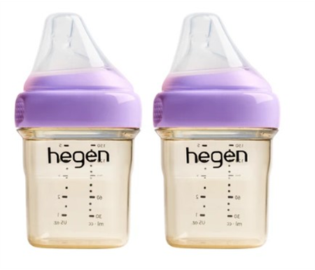 Hegen PCTO 150ml/5oz Fedding Bottle PPSU (2 Pack) Purple