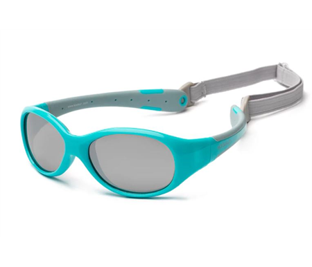 Koolsun Flex Baby Sunglasses - Aqua Grey