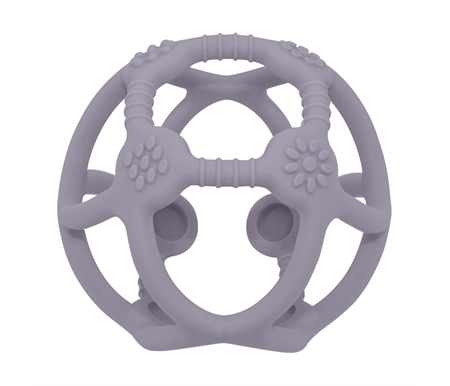 Living Textiles Playground Silicone Teething Ball - Lilac