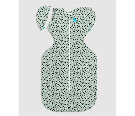 Love To Dream Designer Collection Swaddle UP Original Transition Bag 1.0 tog Medium Olive with Black Spots