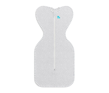 Love To Dream Swaddle Up Bamboo 1.0 Tog Small 3.5-6 kg - Grey Wave Dot