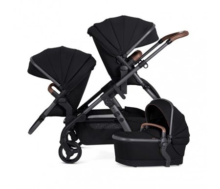 Silver Cross Wave 3 ( Including Bass & Second Tandem Seat) Licorice Bonus April FREE BUFFET Highchair 