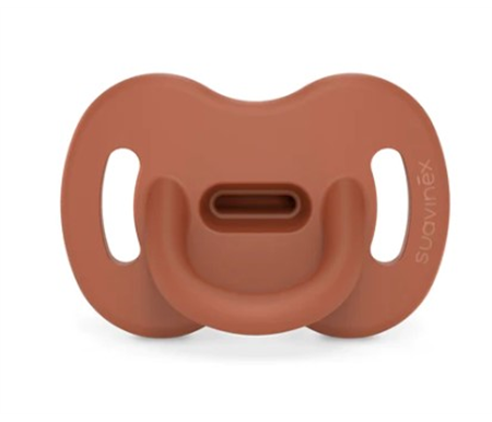 Smoothie Ultra Light All Silicone SX Pro Physiological Teat 6-18M - Color Essence Brick Red